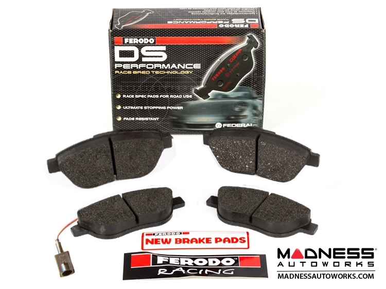 FIAT 500 Brake Pads DS Performance by Ferodo Front 500 MADNESS